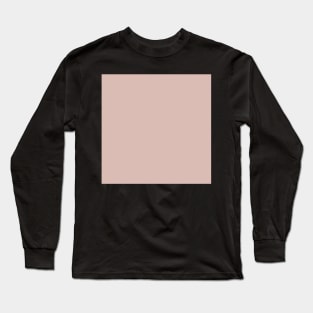 Pink Sand Mix and Match Solid Color Long Sleeve T-Shirt